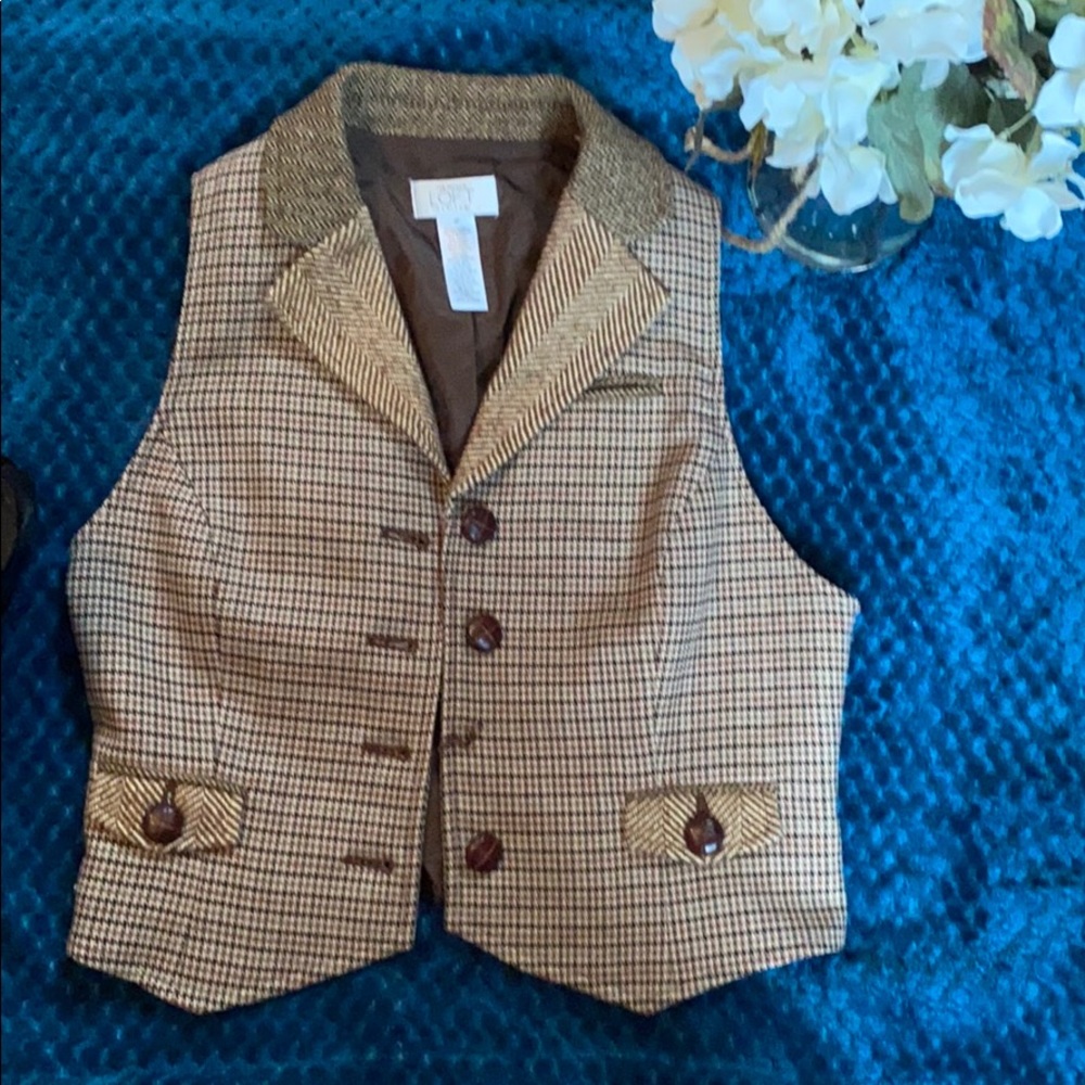 Loft tweed mini vest
